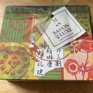 Gift package of almond soap